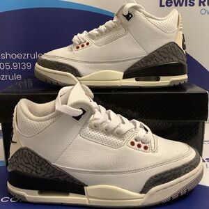 Air Jordan 3 White Cement Reimagined Kids Size 4